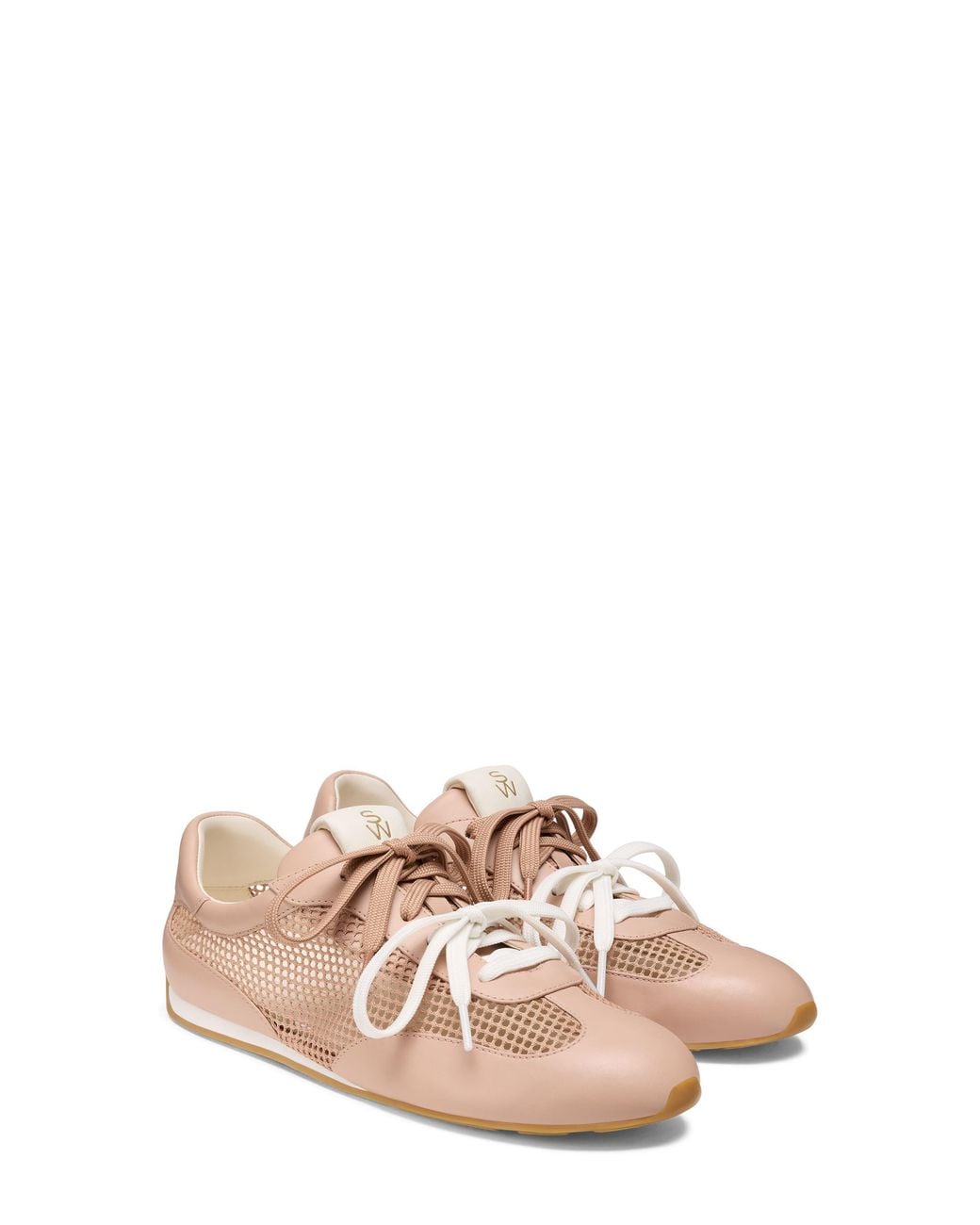 Stuart Weitzman Pink Bond Sneaker
