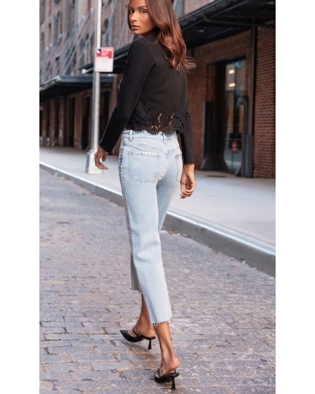 Generation Love Blue Han Stud Jeans