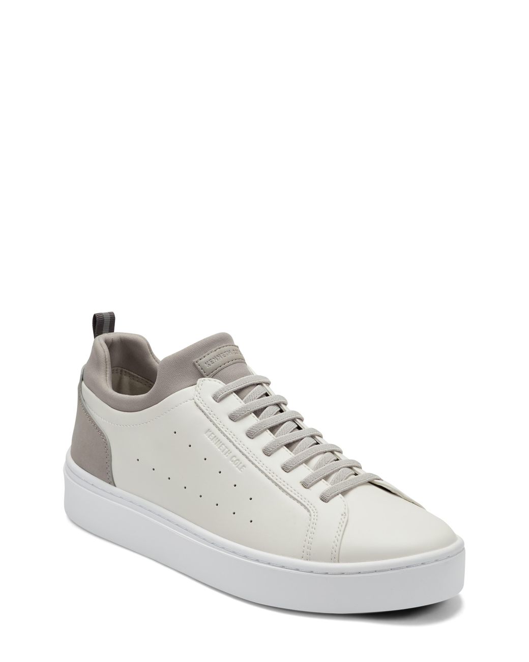 Kenneth Cole White Nevel Slip-On Sneaker for men