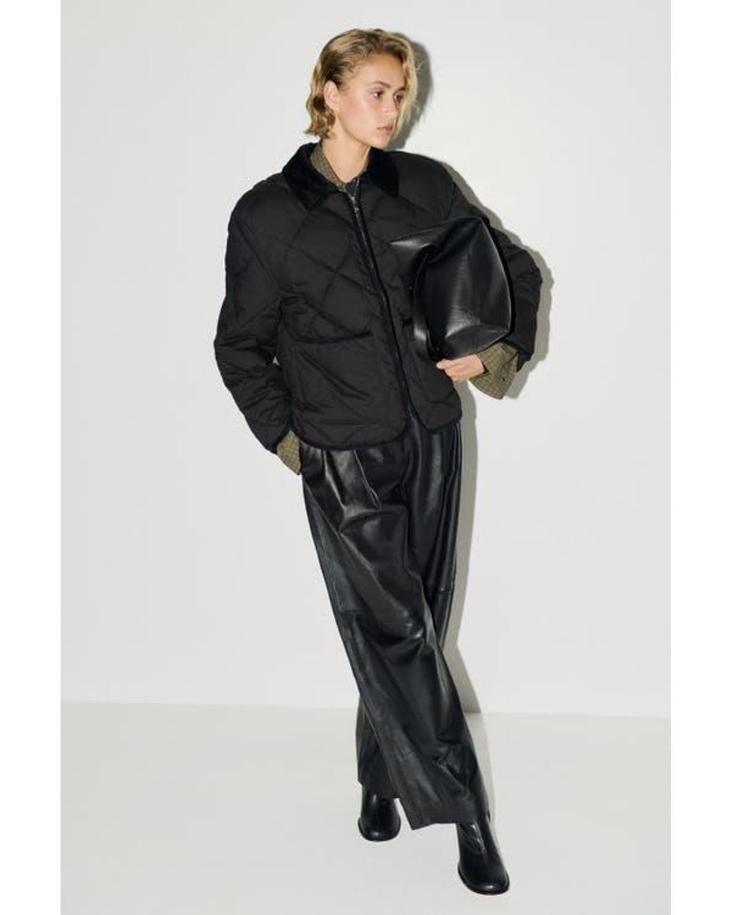 H&M Black Quilted Jacket