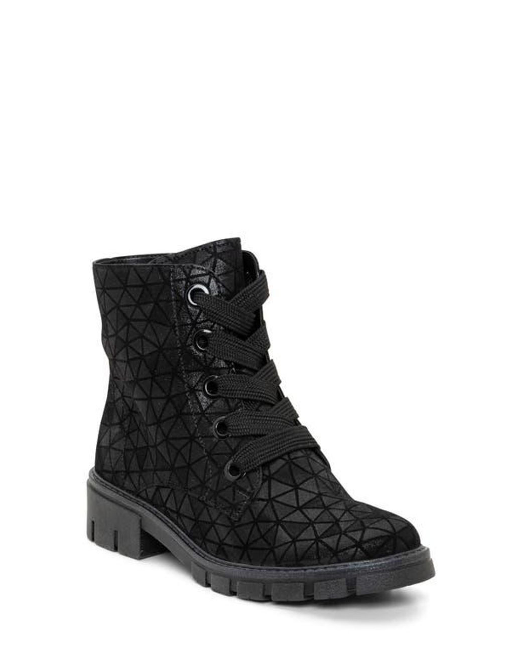 Ara Black Debbie Lace-Up Boot