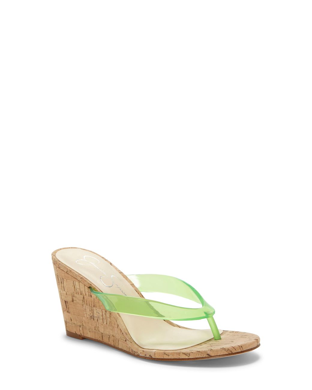 jessica simpson green wedges