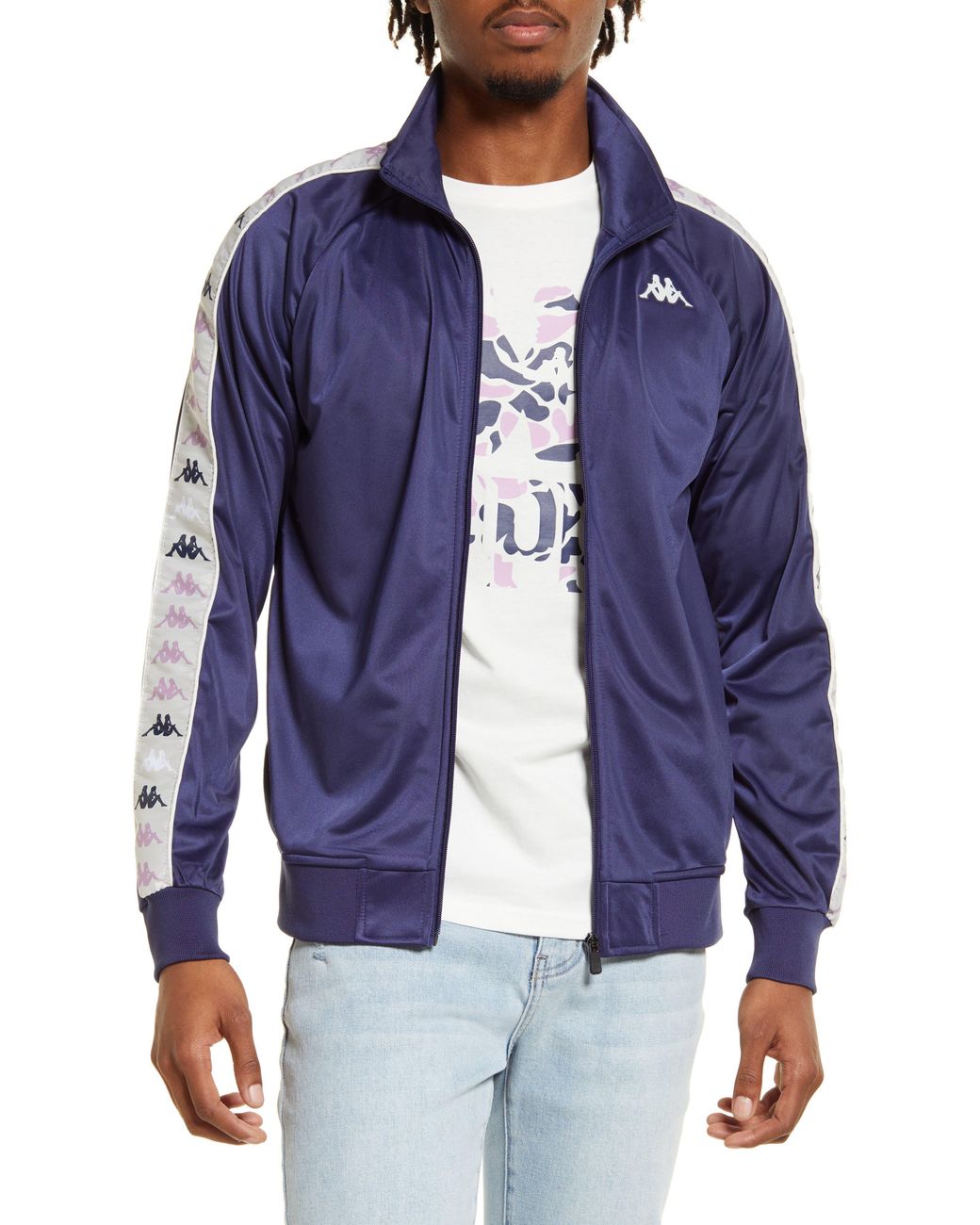 Completino estivo KAPPA 222 Banda t-shirt pantaloncino bianco/nero