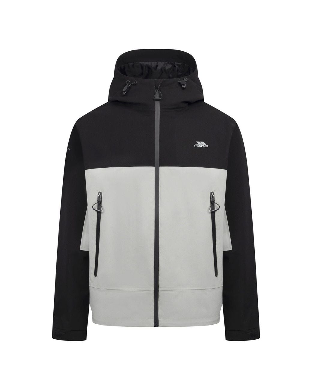 Trespass Black Ewen Waterproof Jacket for men