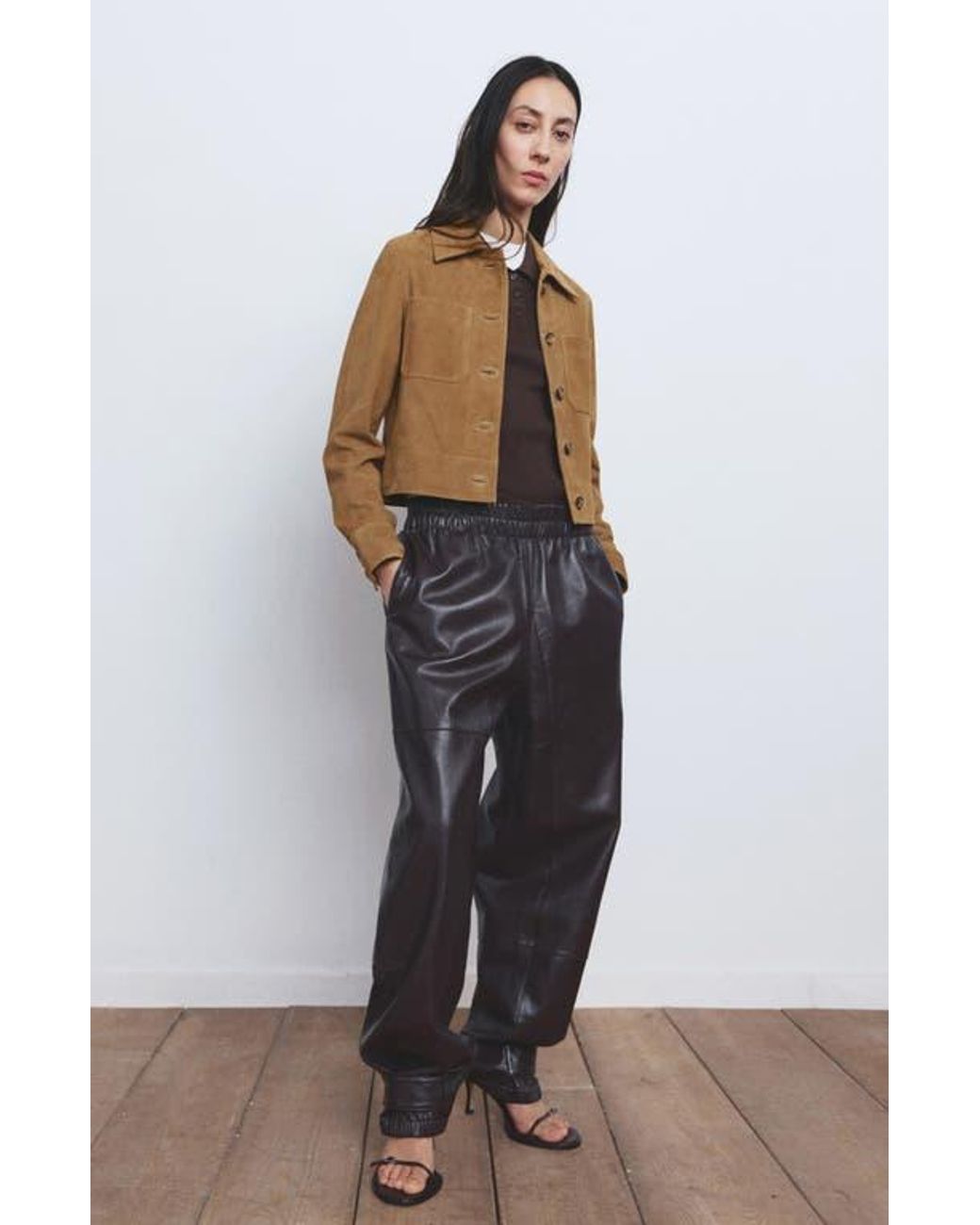 Mango Brown Suede Jacket