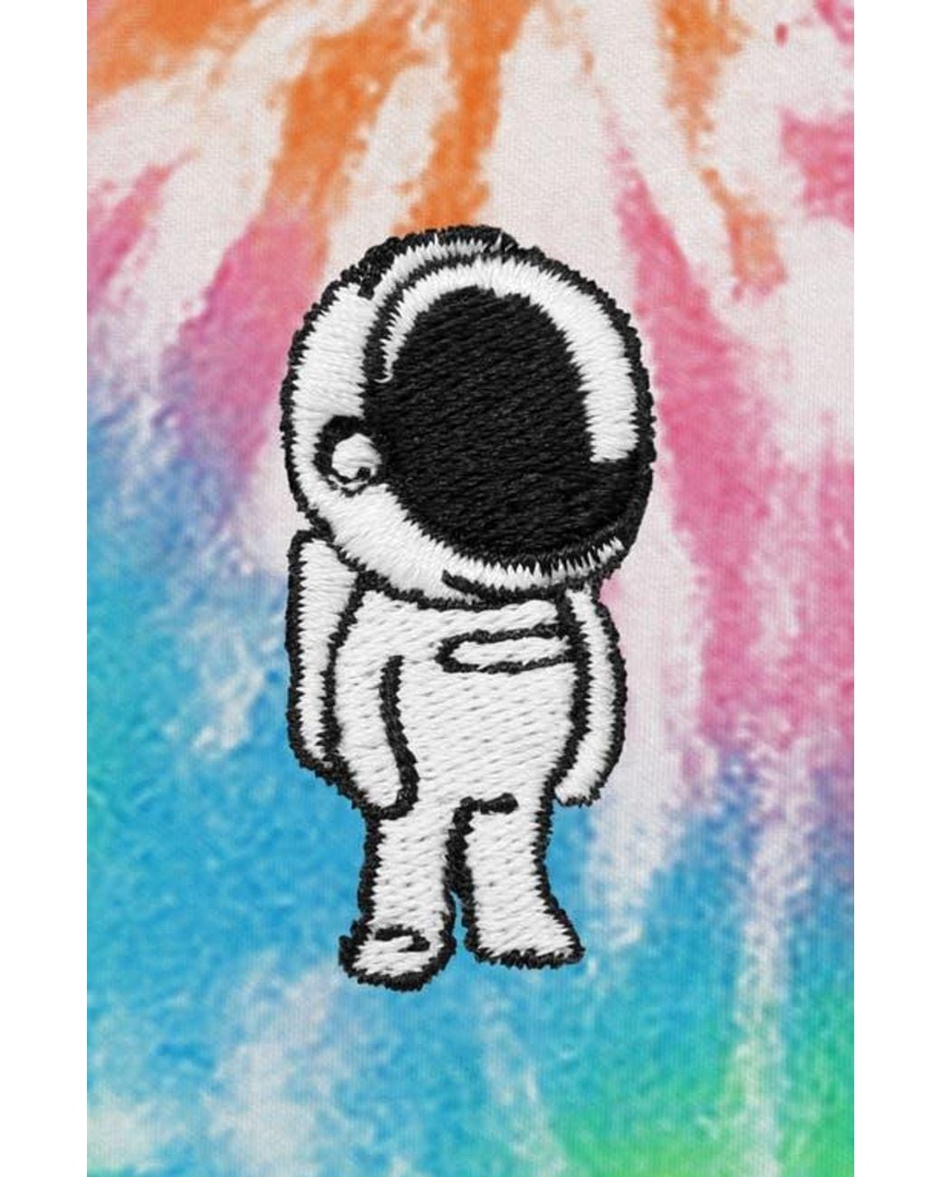 Alix Blue Astronaut Tie Dye Fleece Jogger Pant for men