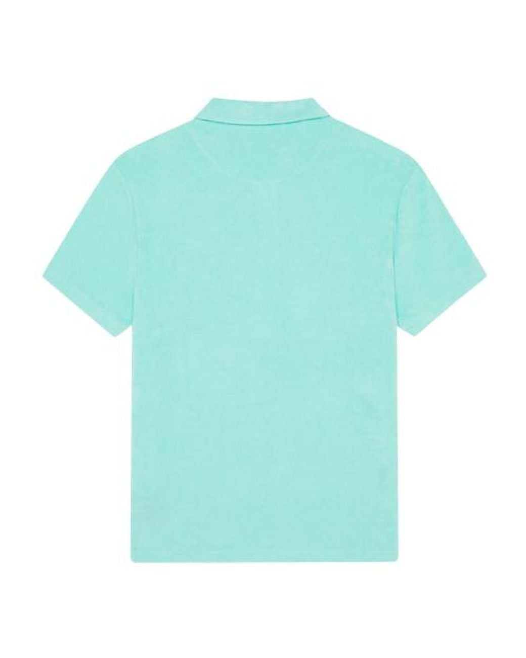 Vilebrequin Blue Solid Terry Polo for men