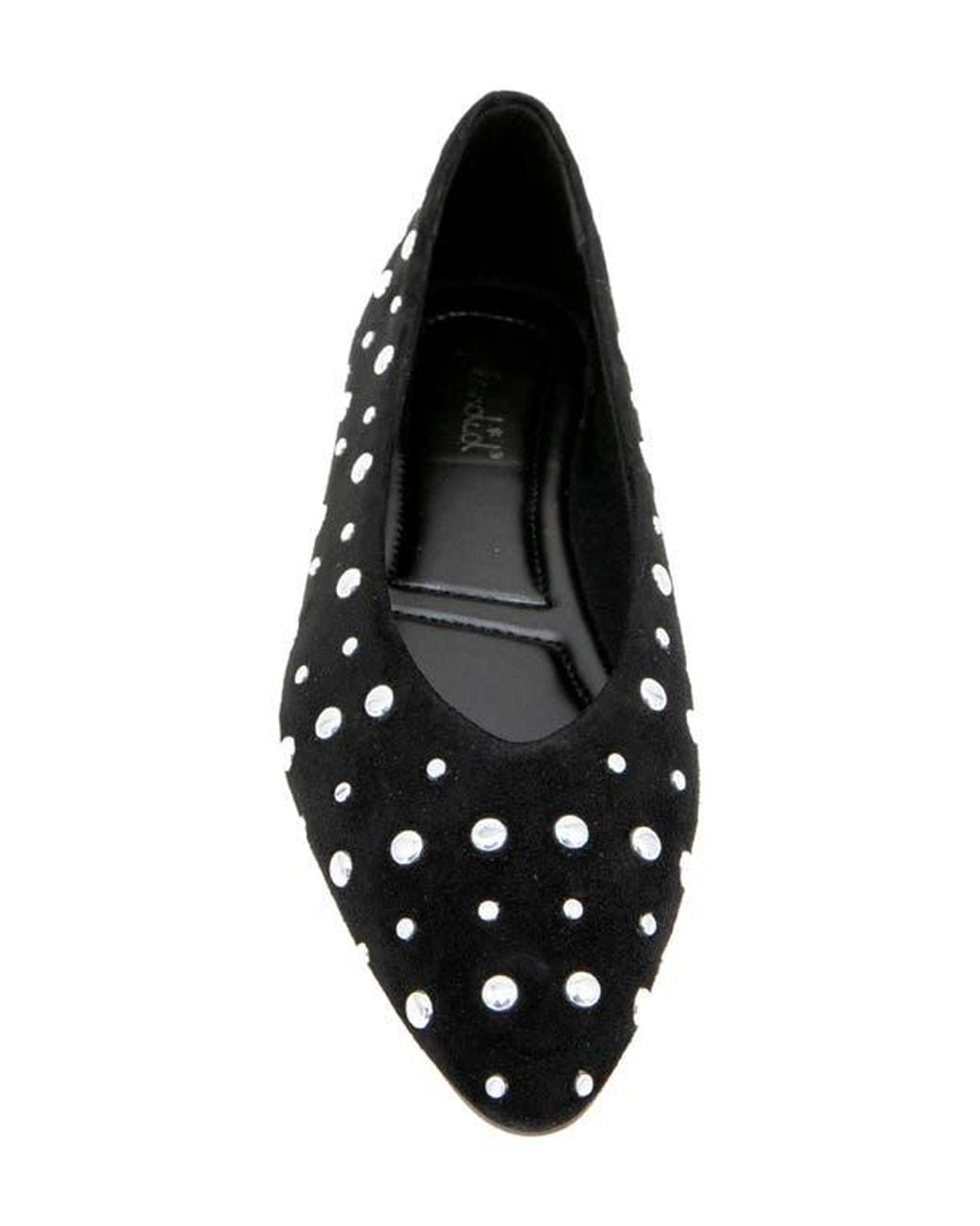 Splendid Black Latouche Stud Flat