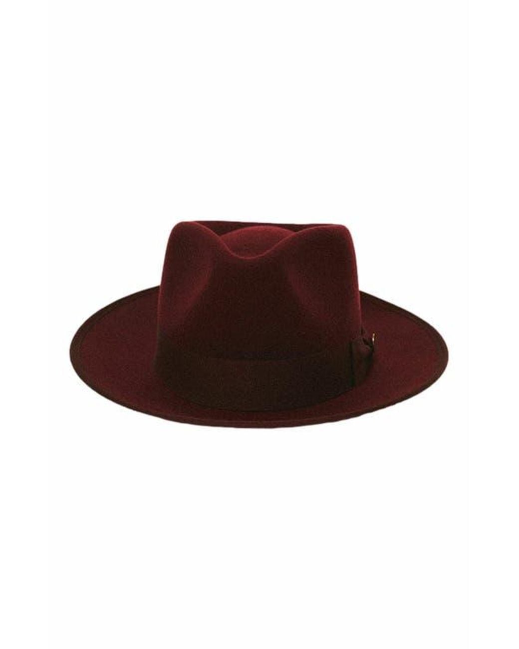 Two Roads Hat Co. Brown Waterloo Fedora for men