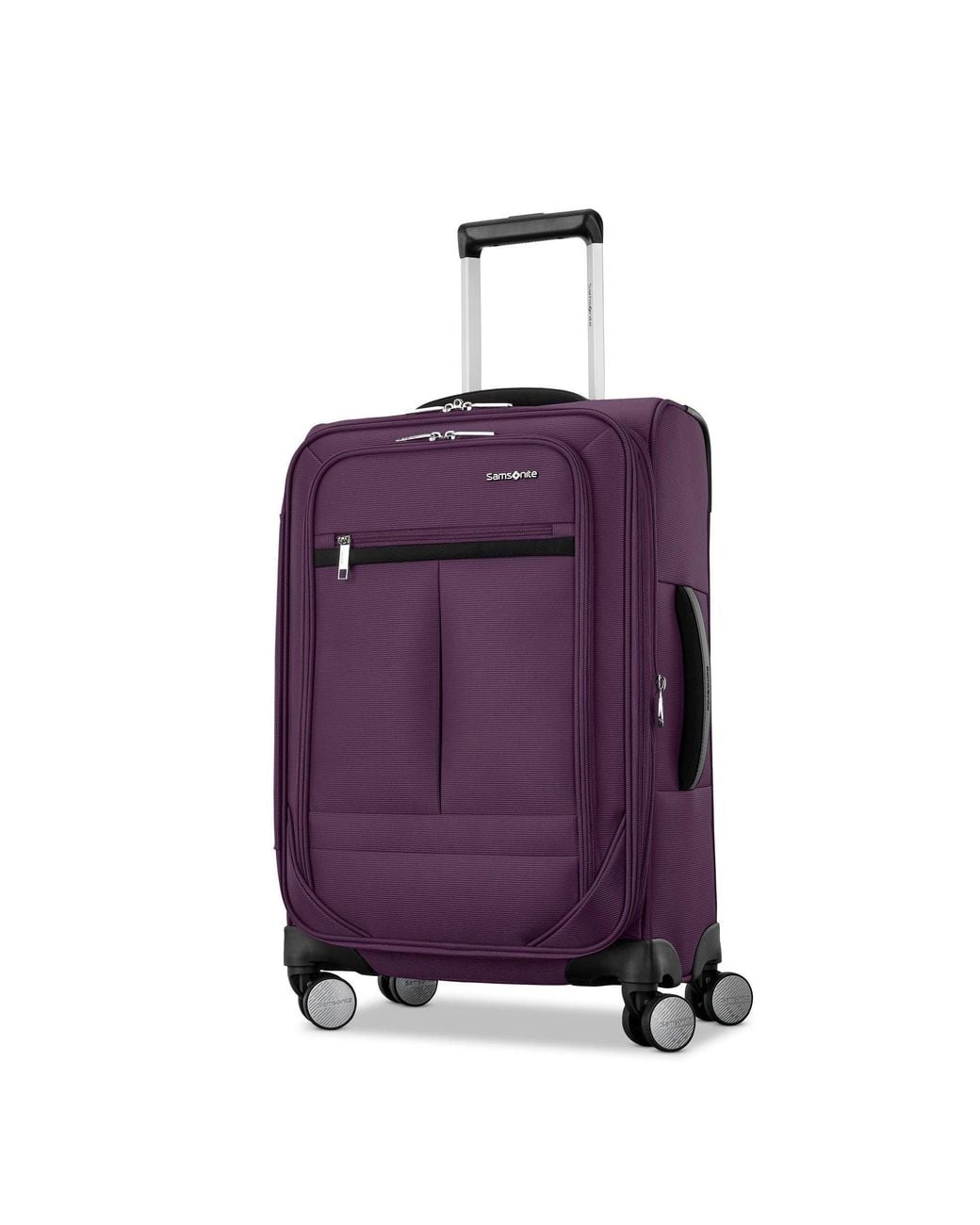 Samsonite Element Softside 21 Carry On Spinner Luggage in Purple
