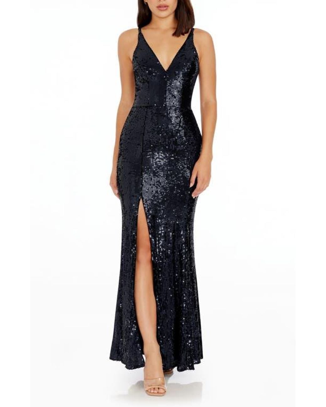 open lace back dress Holland Dress Black Multi main image 0