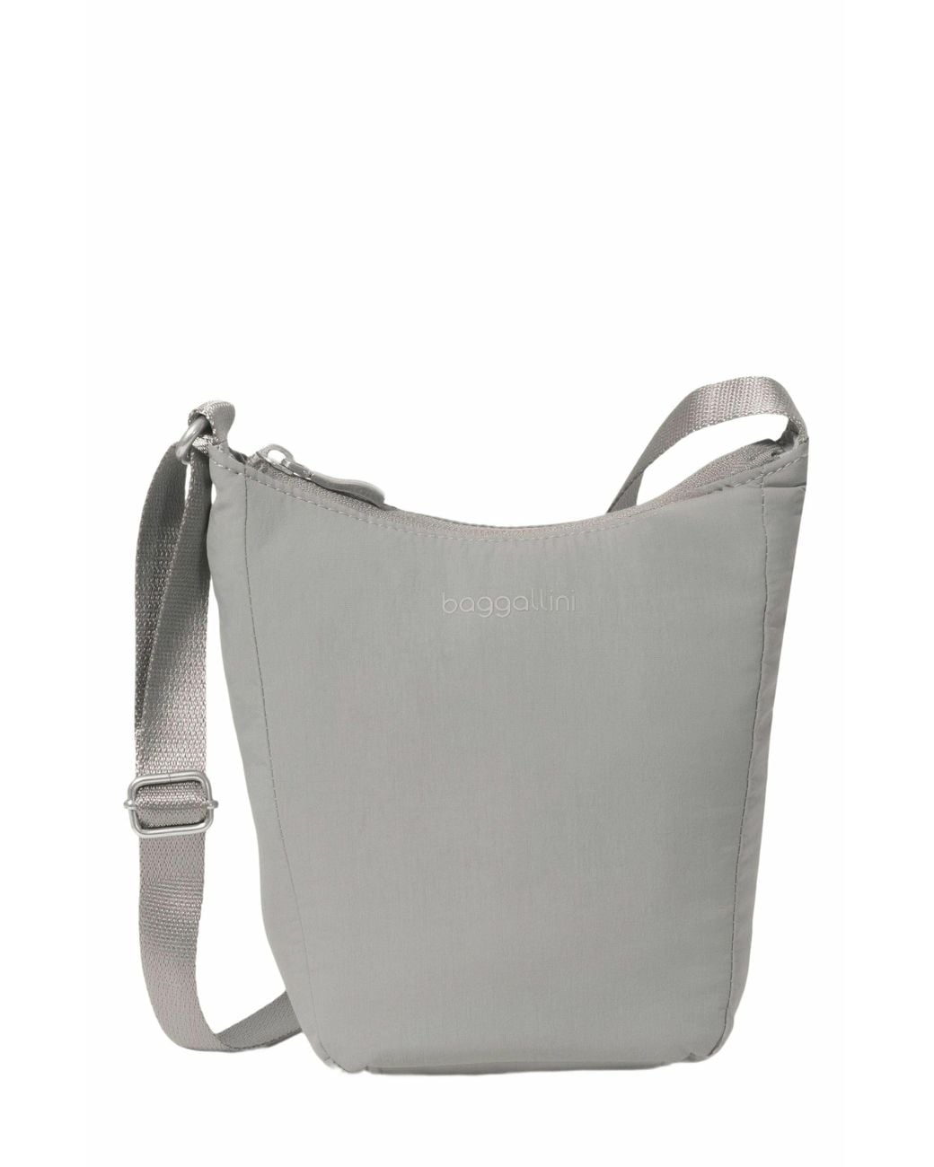 Baggallini Gray Swift Mini Crossbody