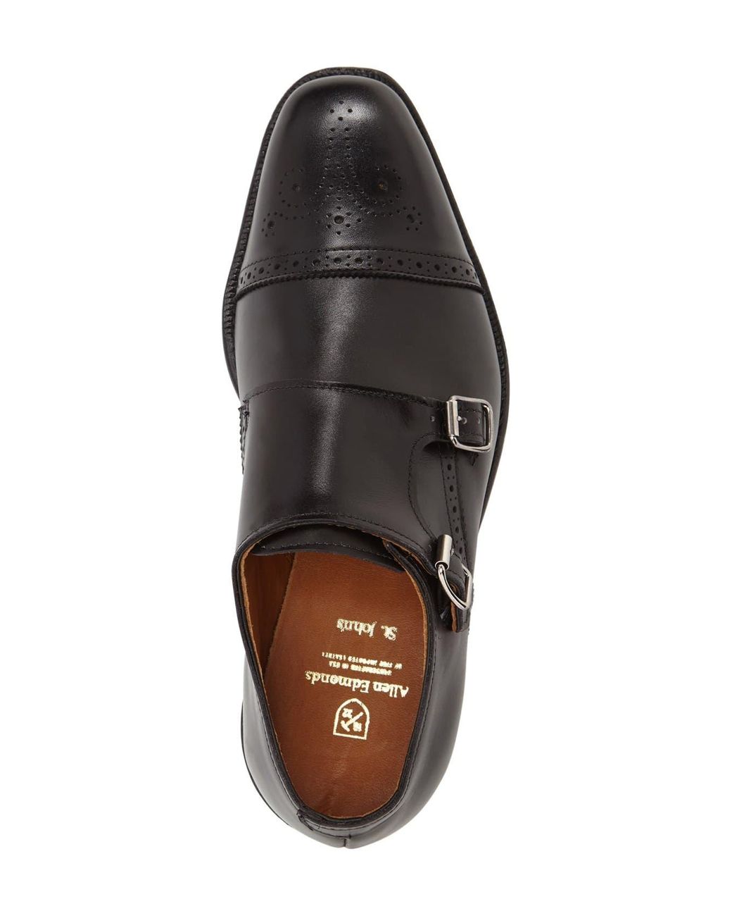 allen edmonds double monk strap