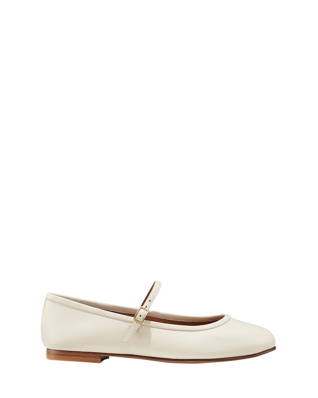 Margaux White The Demi Jane Flat