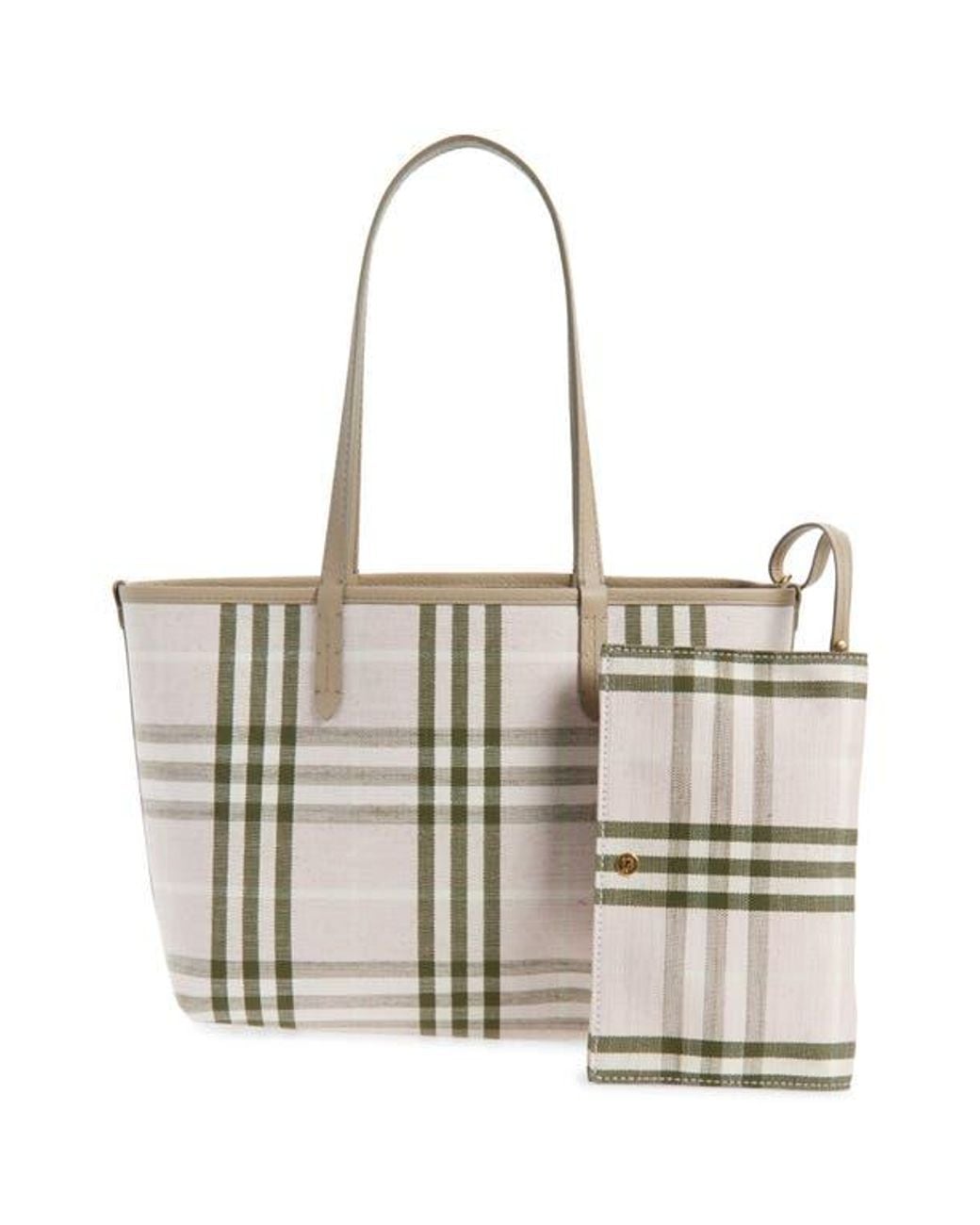 Burberry Gray Small Reversible Bloomsbury Tote