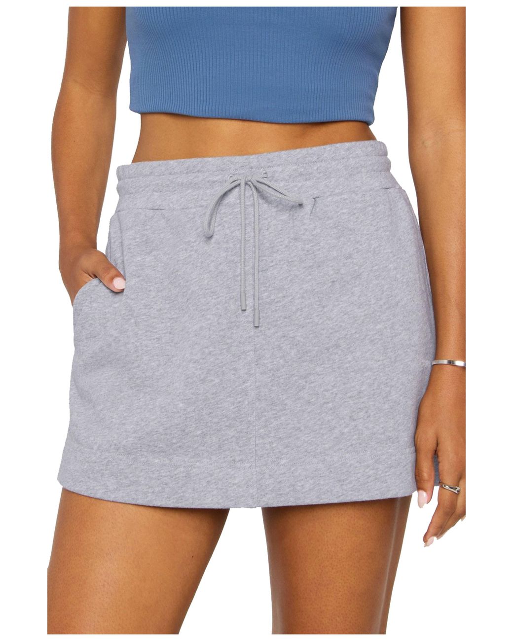 Fabletics Blue Year Round Terry Mini Skirt