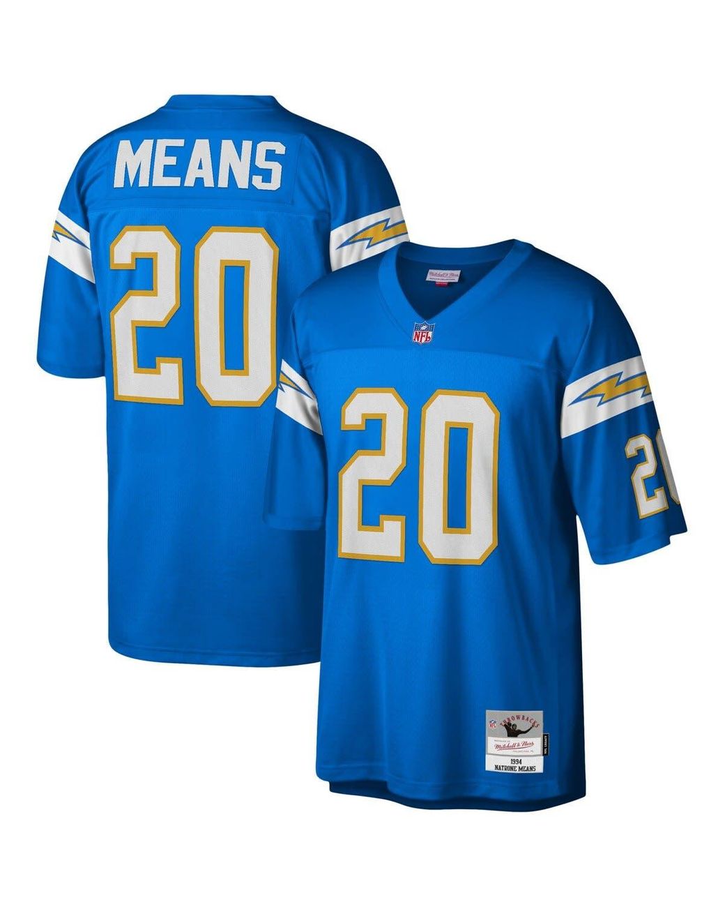 Men's Los Angeles Chargers LaDainian Tomlinson Mitchell & Ness Powder Blue  Legacy Replica Jersey