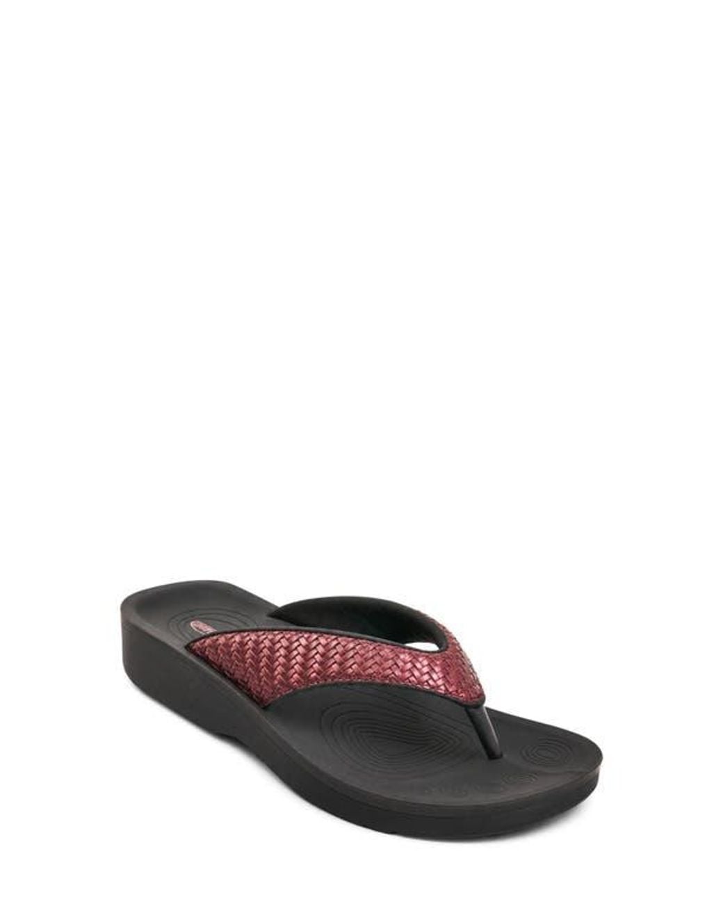 AEROTHOTIC Red Dune Flip Flop