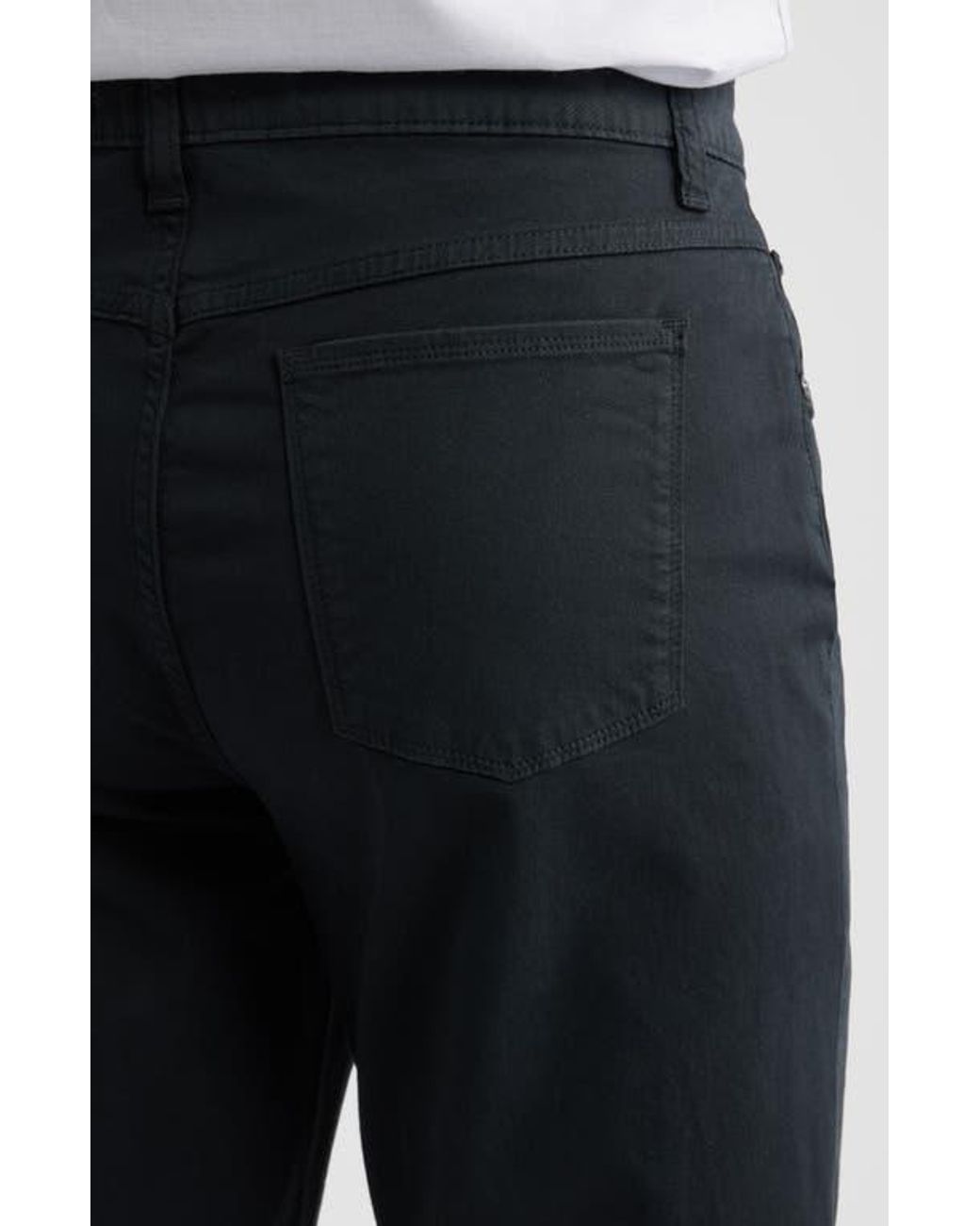 Bugatchi Blue Stretch Cotton Pants for men