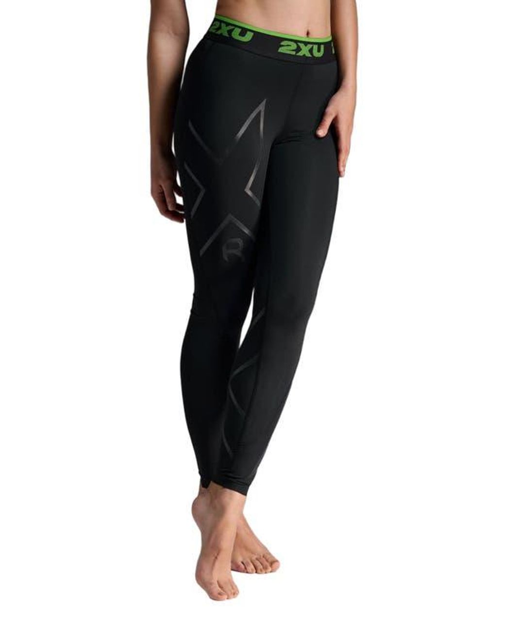2xu Black Refresh Recovery Compression Tights