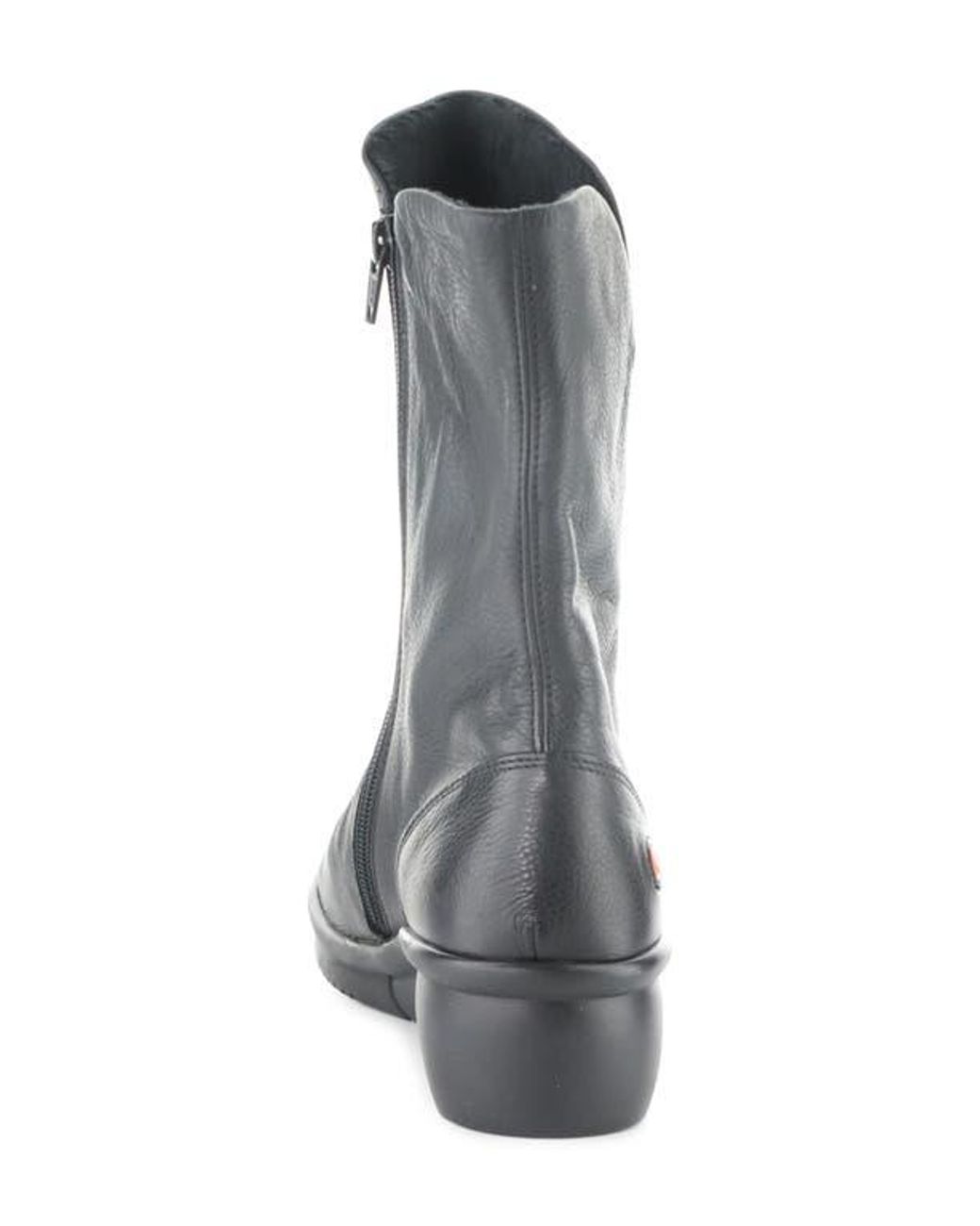 Softinos Black Rott Wedge Boot