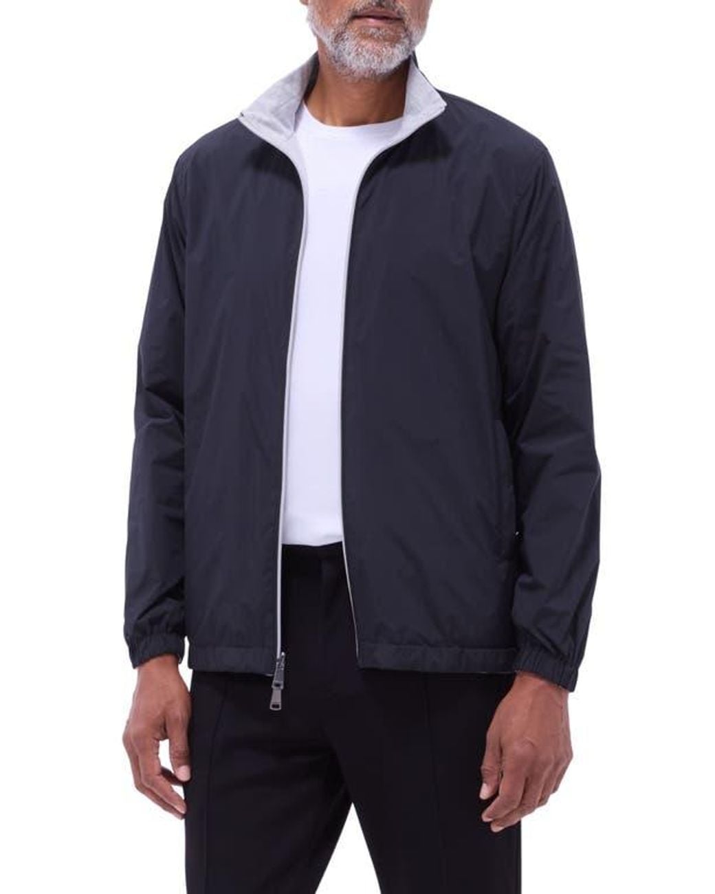 Bugatchi Blue Reversible Jacket for men