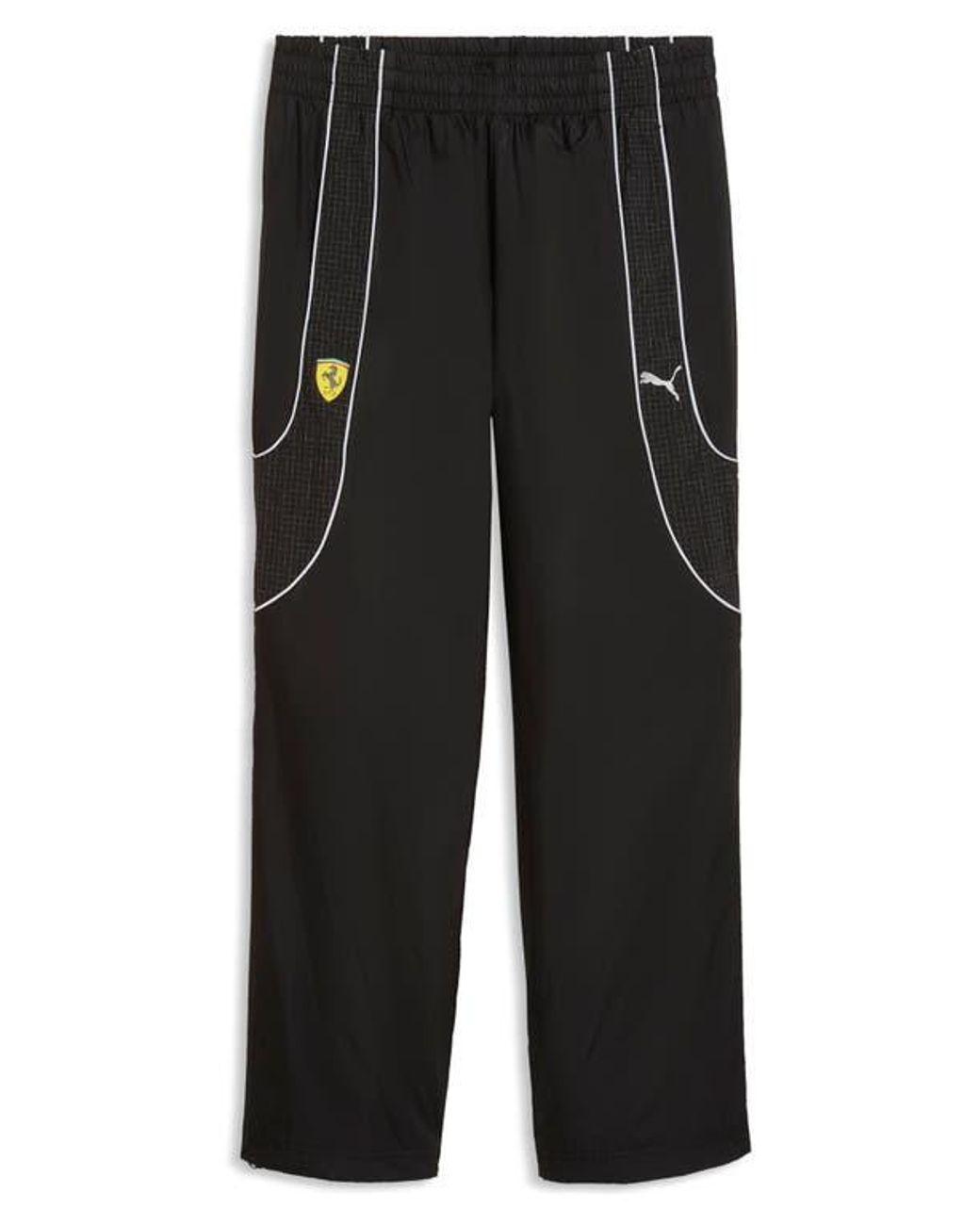 PUMA Black Ferrari Tech Track Pants for men