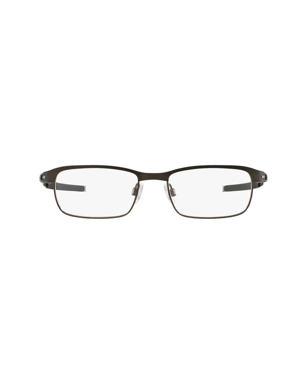 Oakley Metallic Tincup 52Mm Rectangle Optical Glasses for men