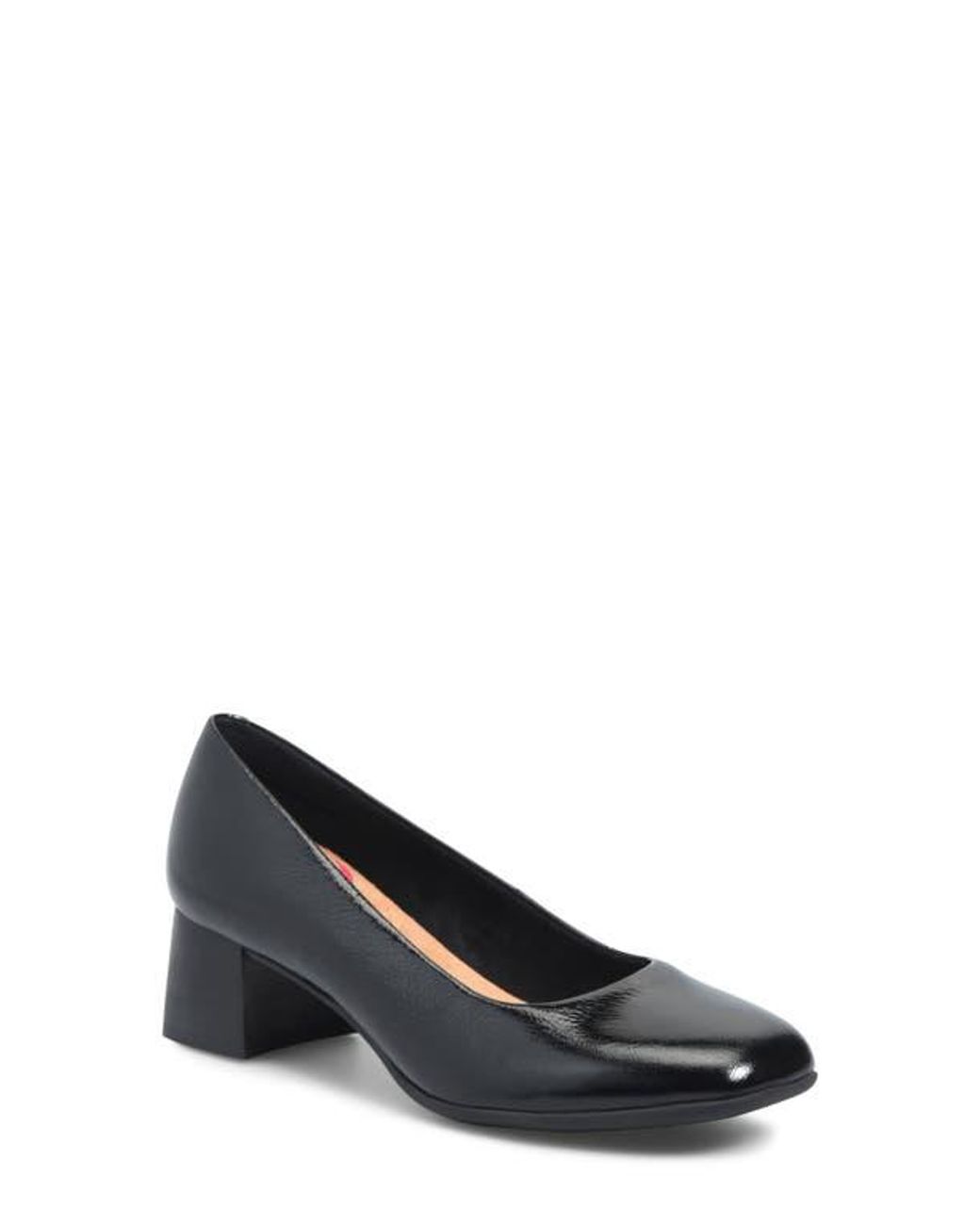 Comfortiva Black Peach Pump