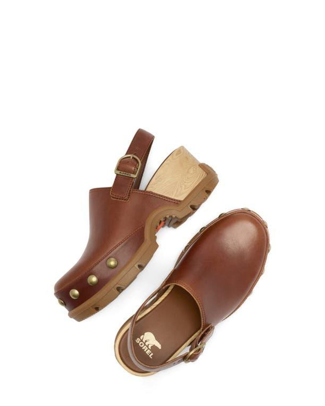 Sorel Brown Roam'N Rvt Clog