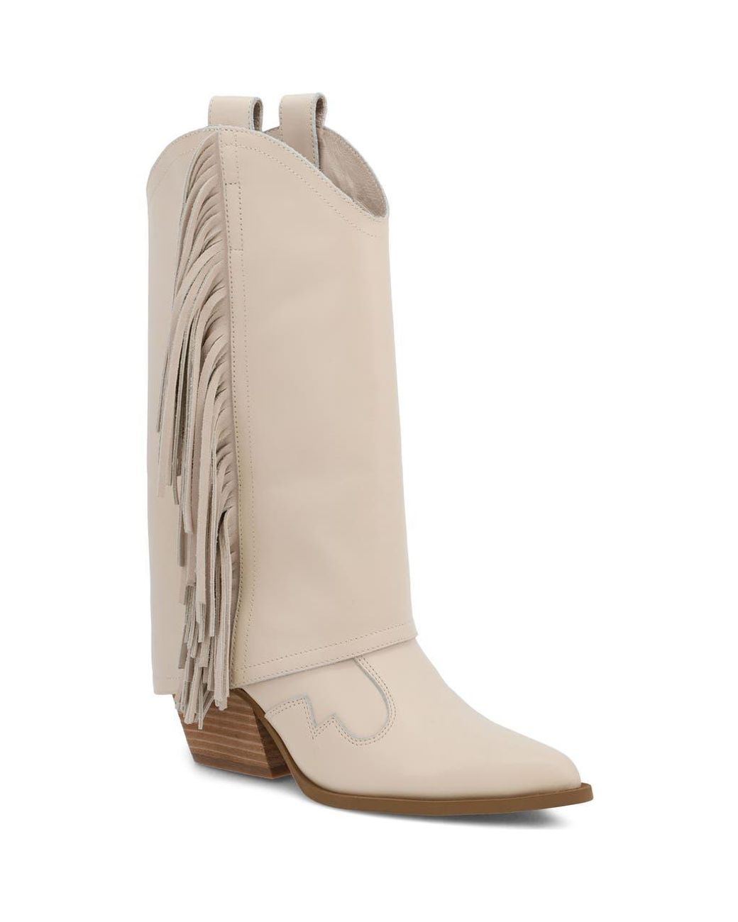 MIA Natural Deston Pointed Toe Western Boot