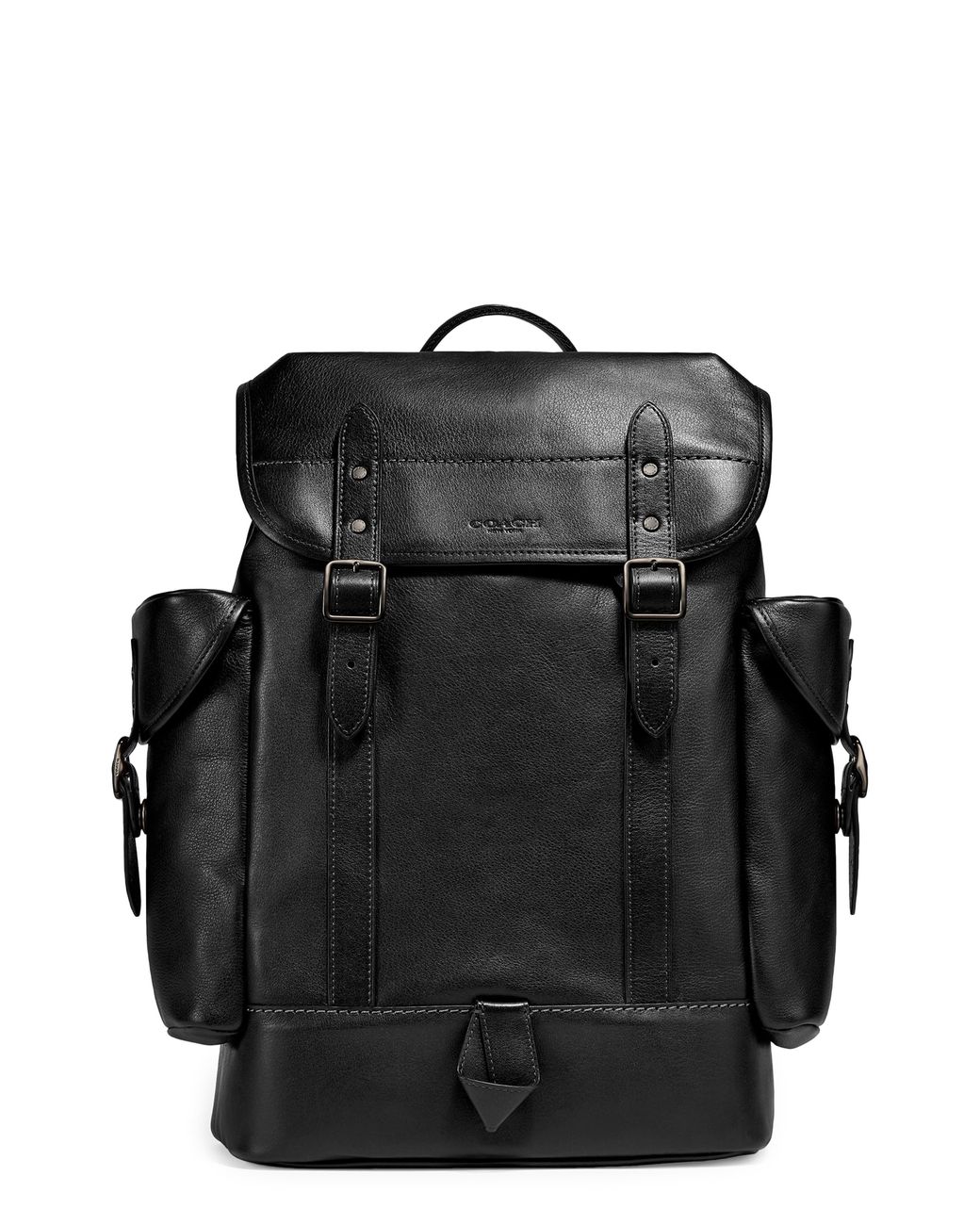 COACH Hitch Sport Calf Leather Backpack in Black for Men - Lyst