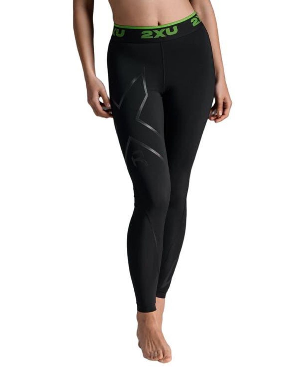 2xu Black Refresh Recovery Compression Tights