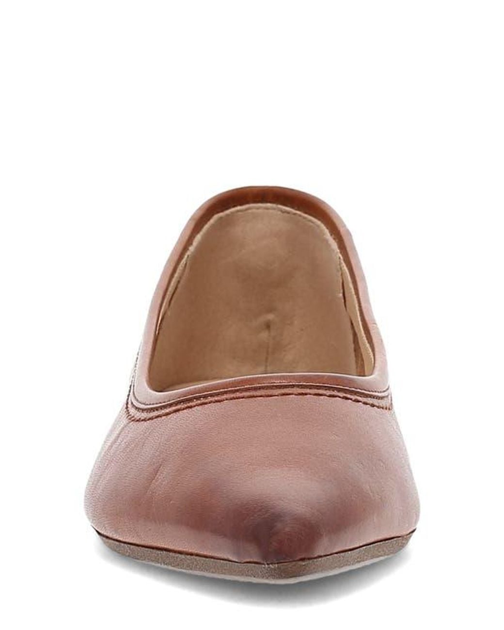 Frye Brown Heather Pointed Toe Flat