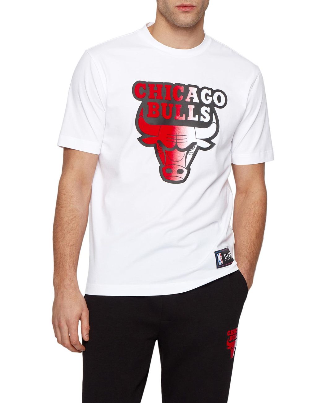 BOSS by Hugo Boss Cotton X Nba Chicago Bulls Graphic Tee in White for ...