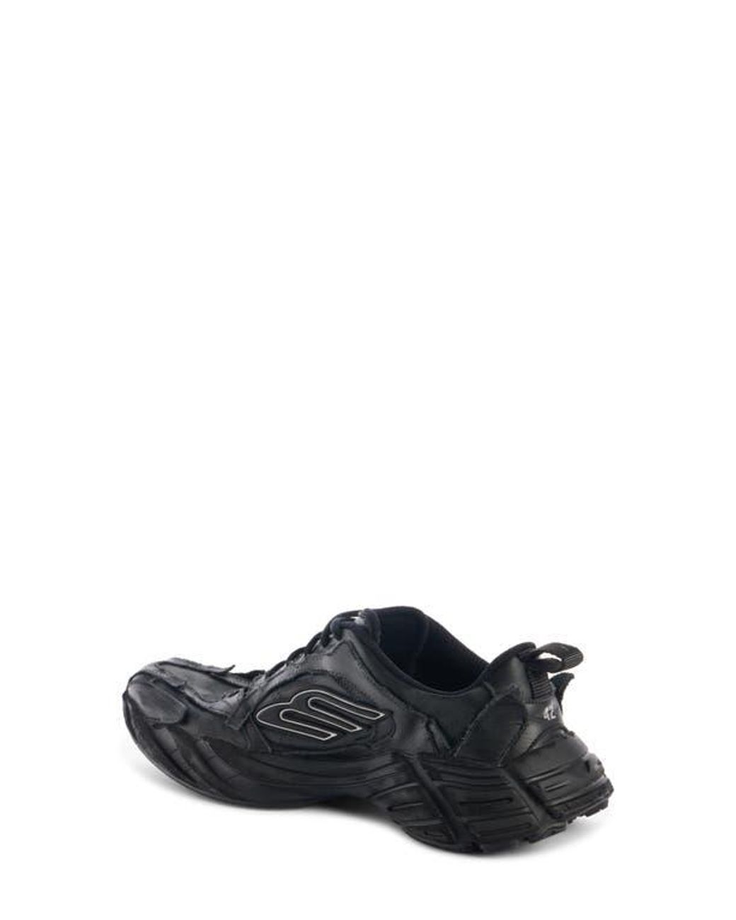 Balenciaga Monday 3B Logo Low Top Sneaker in Black for Men  display picture 3