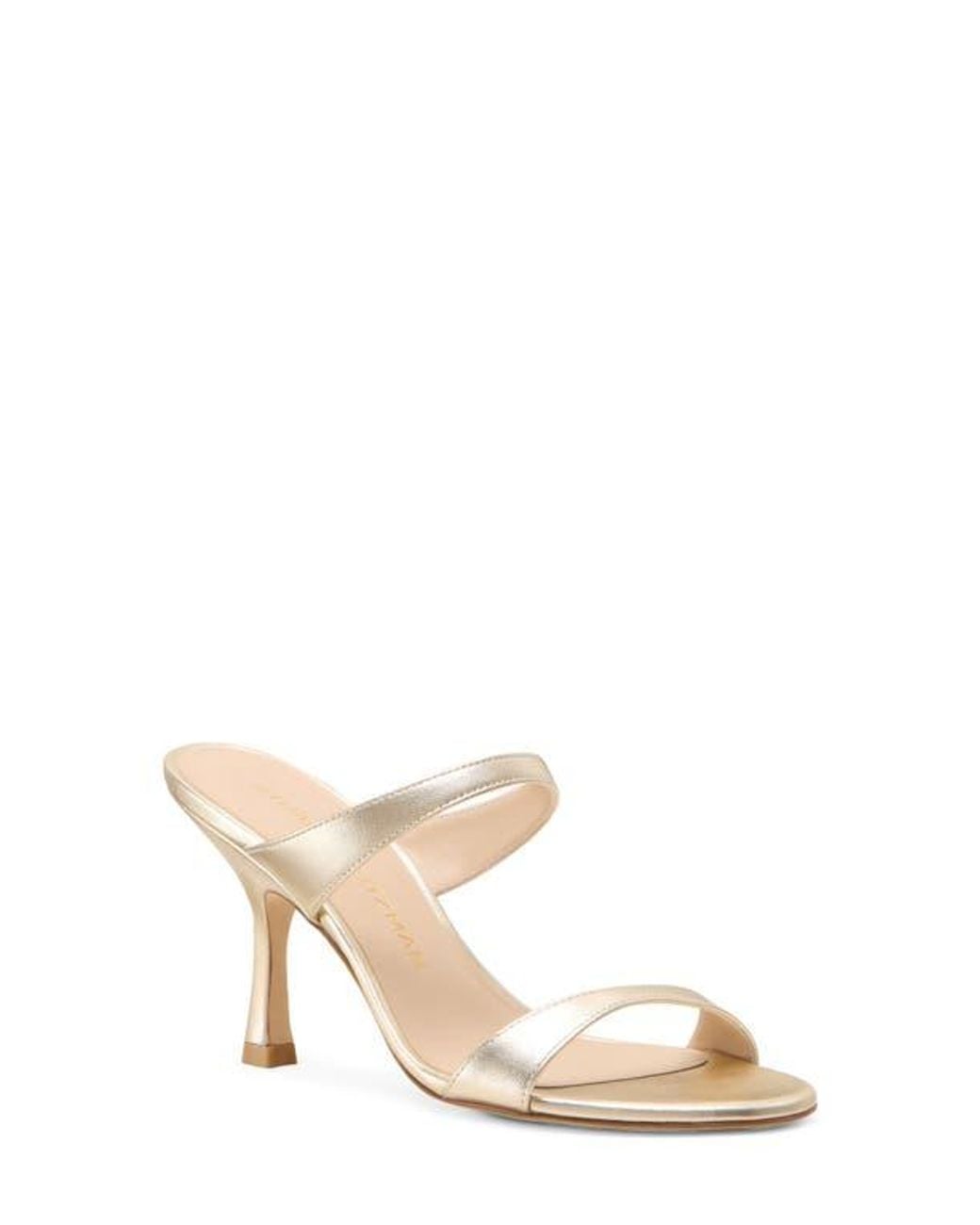 Stuart Weitzman Metallic Nudist Sandal
