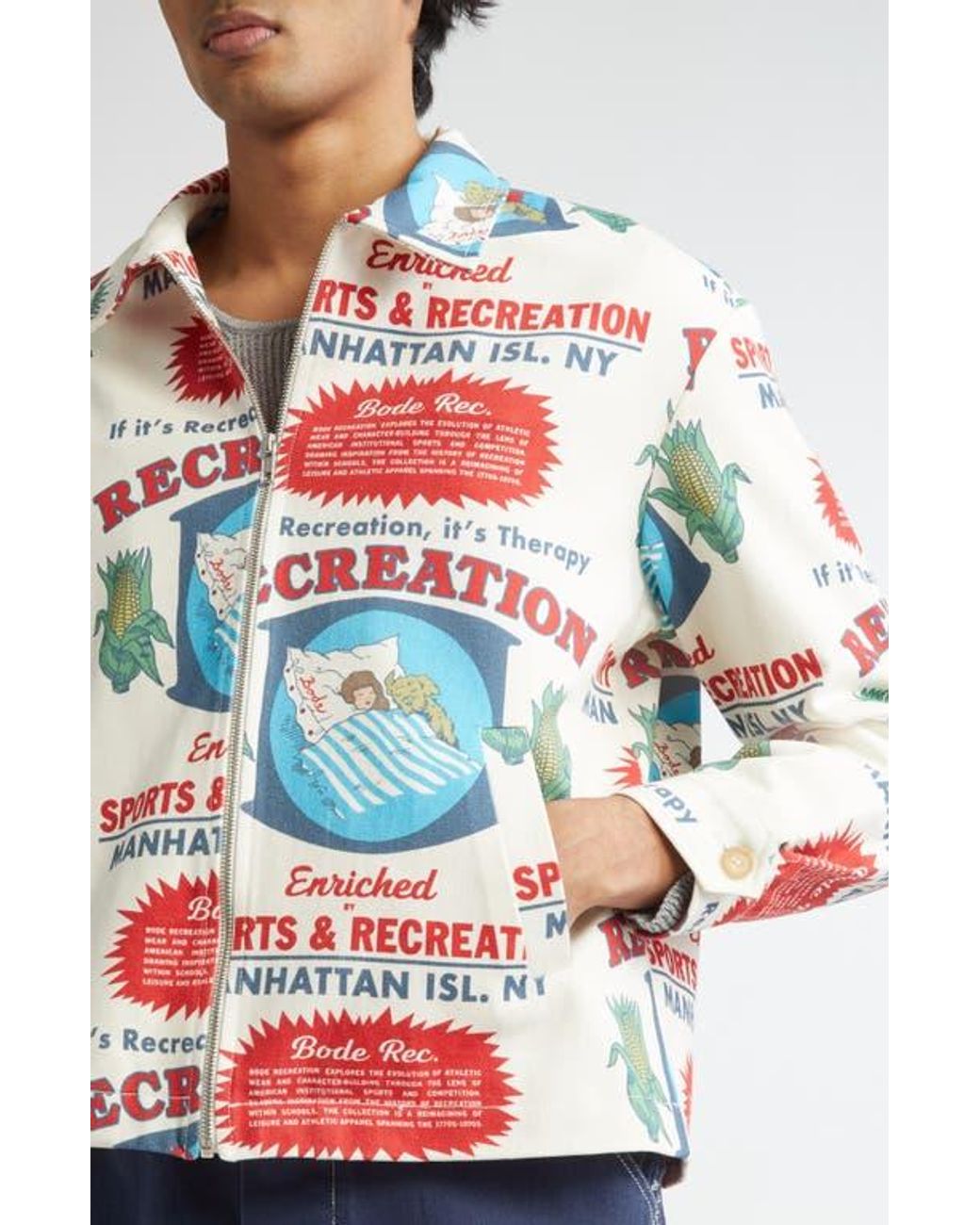 Bode Red Enrichment Jacket for men