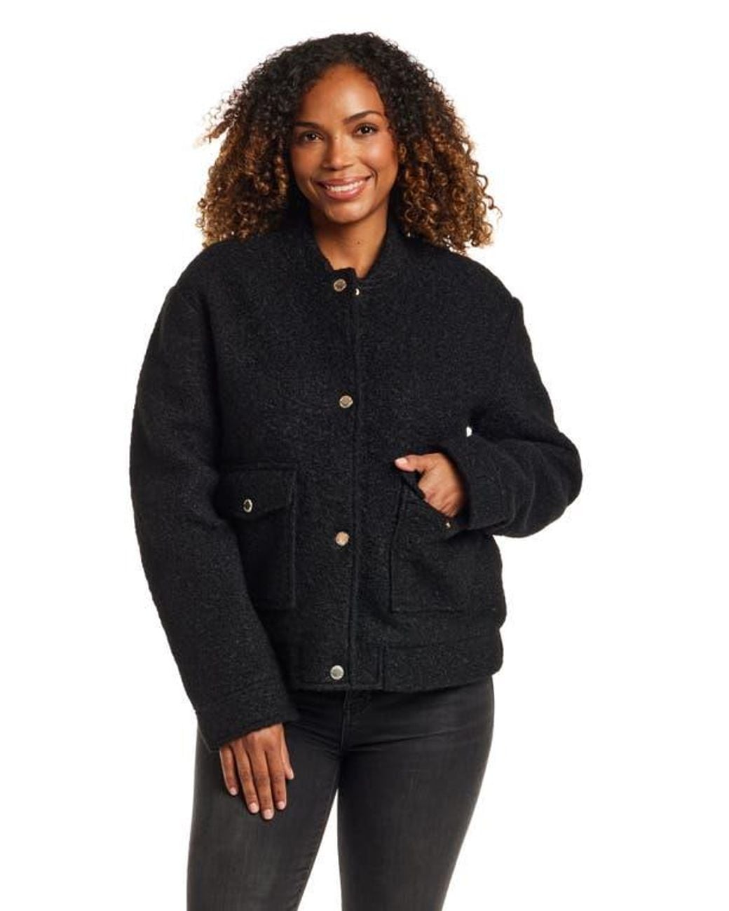 Gallery Black Bouclé Jacket