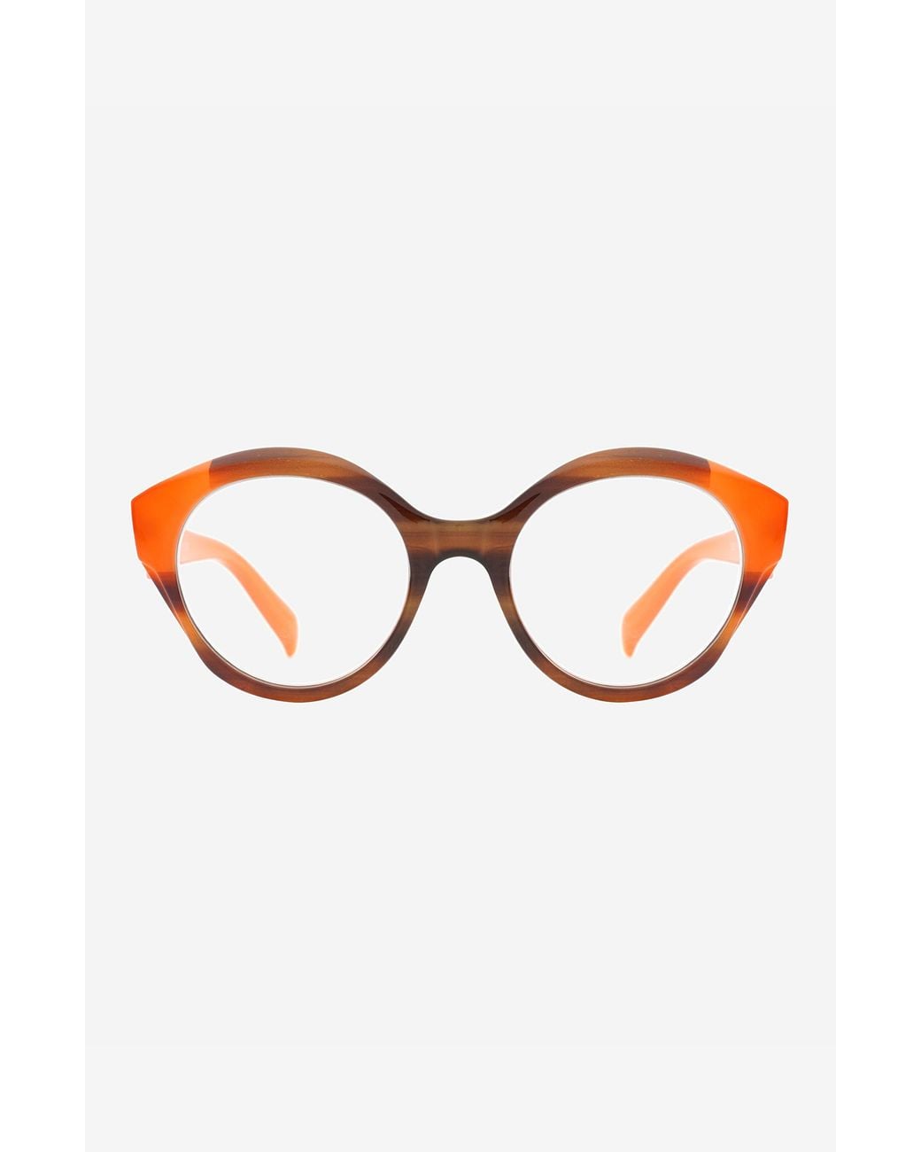 Reality Eyewear Orange La Collette Reader Glasses
