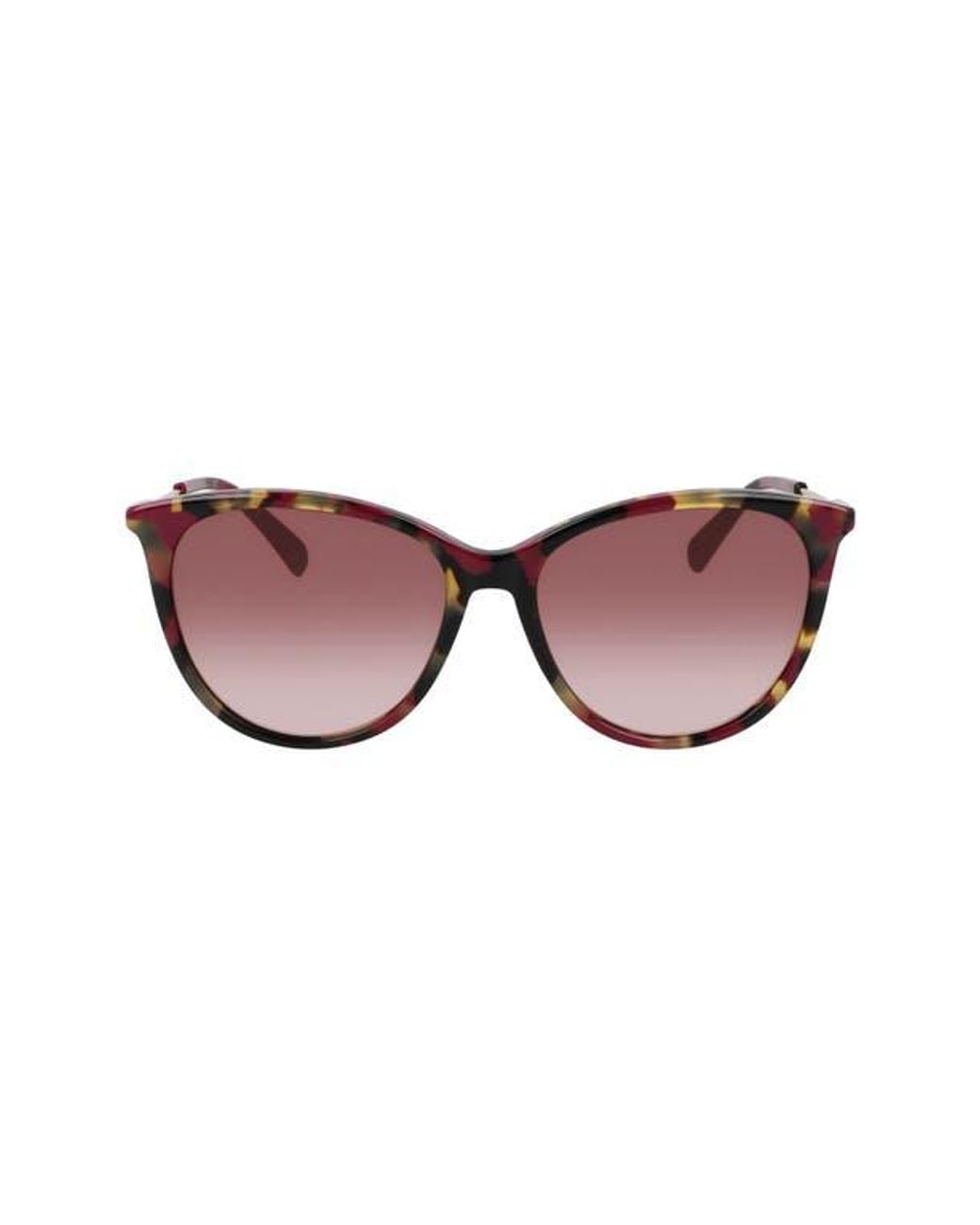 Longchamp Pink 55Mm Gradient Tea Cup Sunglasses