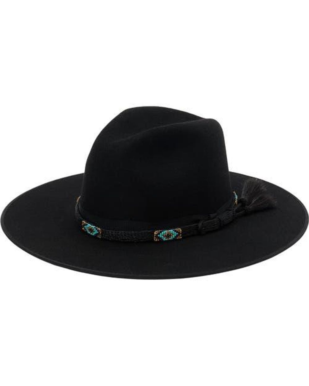 Stetson Black Helix Straw Hat