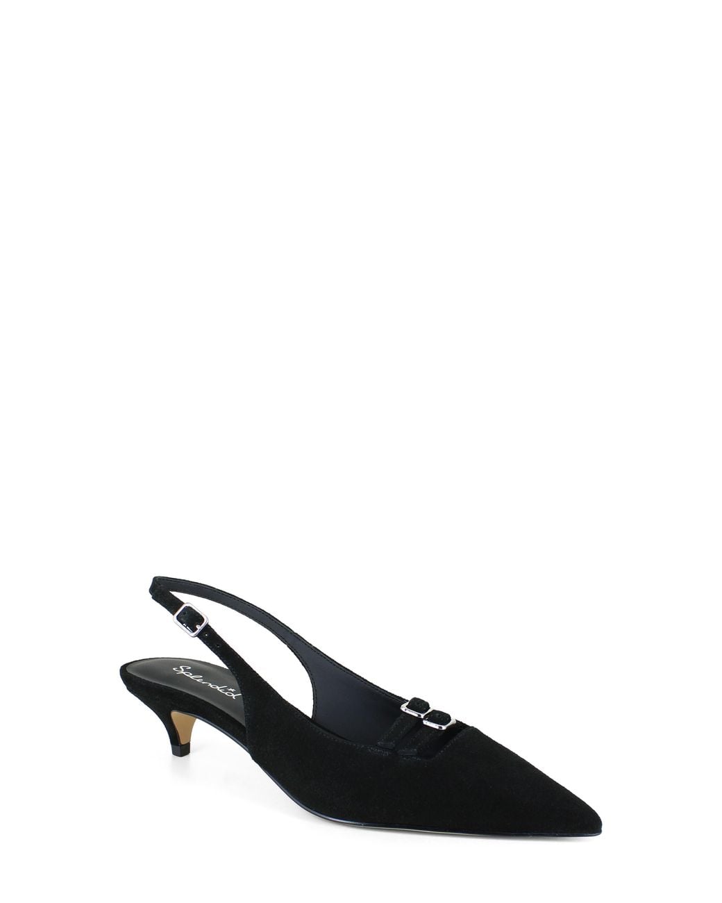 Splendid Black Vivi Pointed Toe Slingback Pump