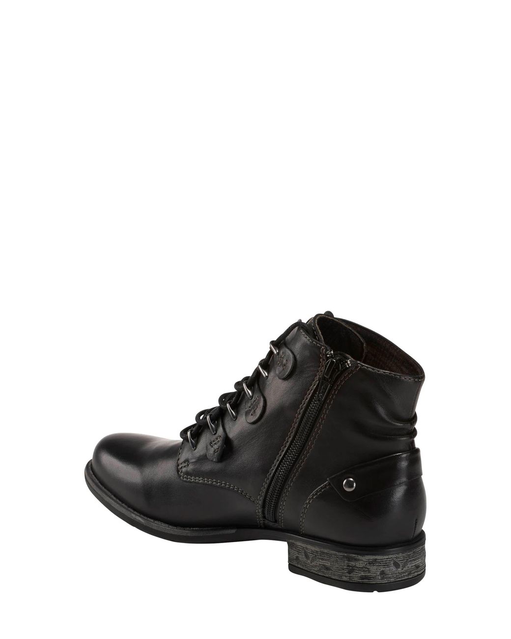 earth lace up boots
