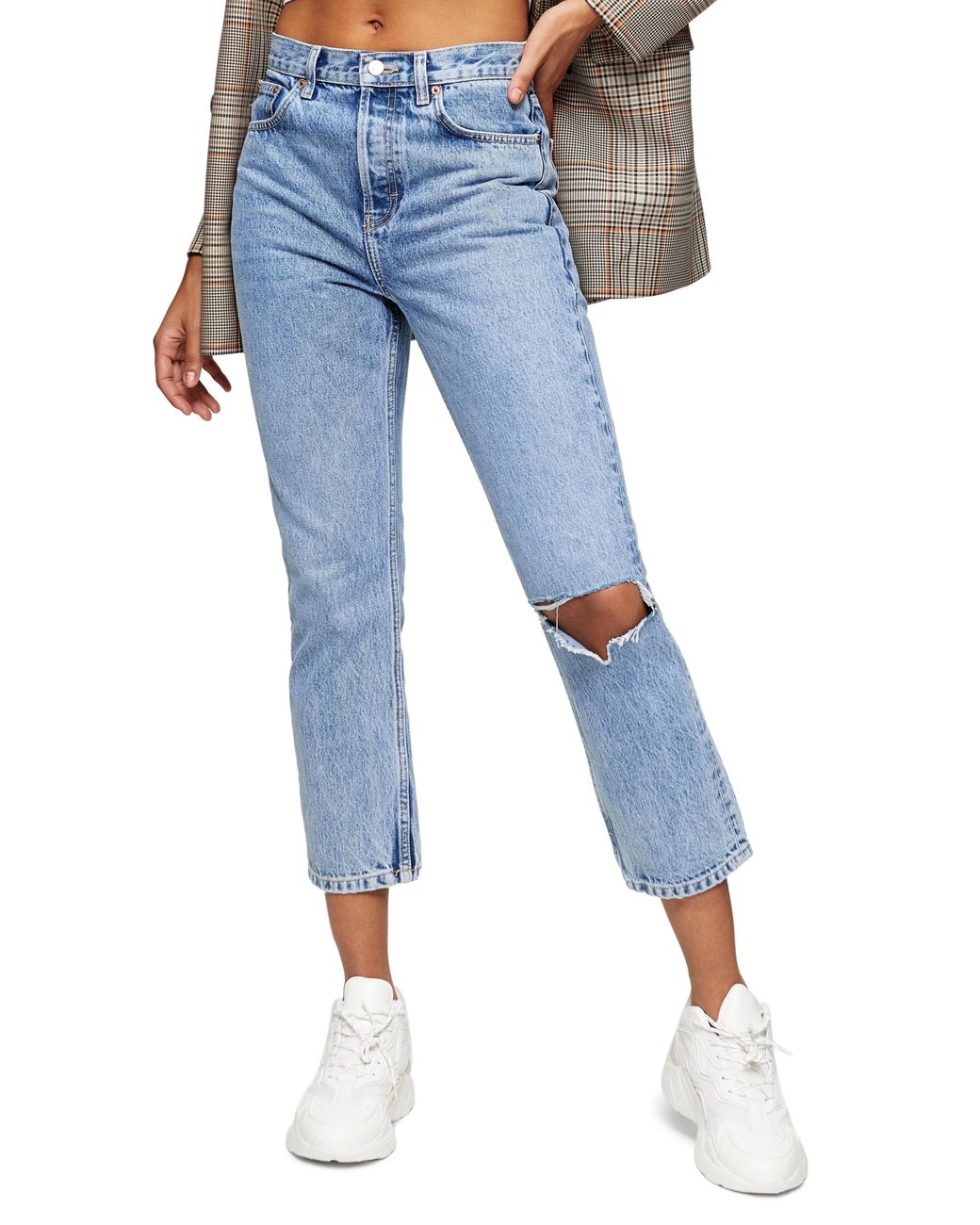 Chicago Crop Slim Straight Jeans 