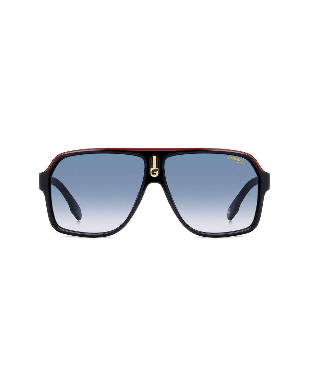 Carrera Blue 62Mm Oversize Gradient Rectangular Sunglasses for men