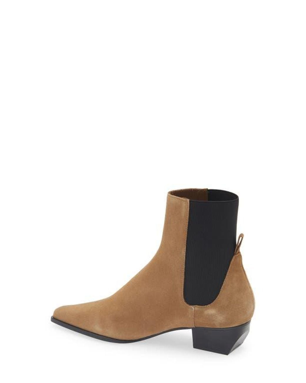 Mango Brown Square Toe Bootie