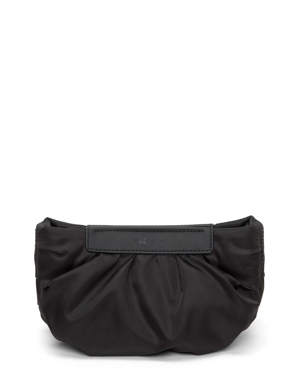VEE COLLECTIVE Black Caba Cloud Recycled Polyester Clutch