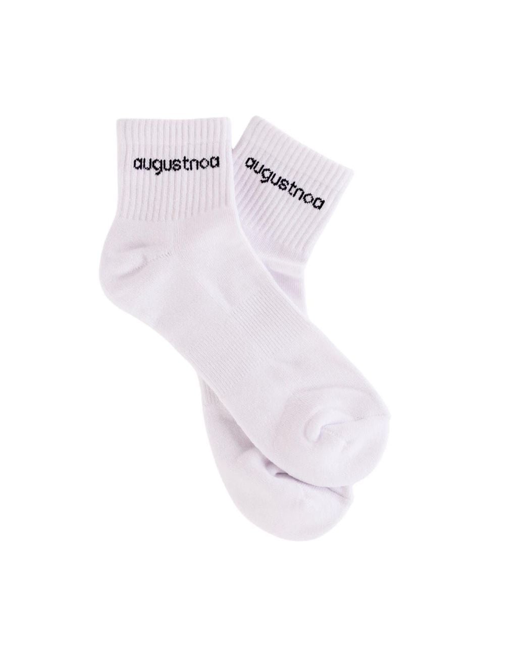 augustnoa White Best Ankle Socks