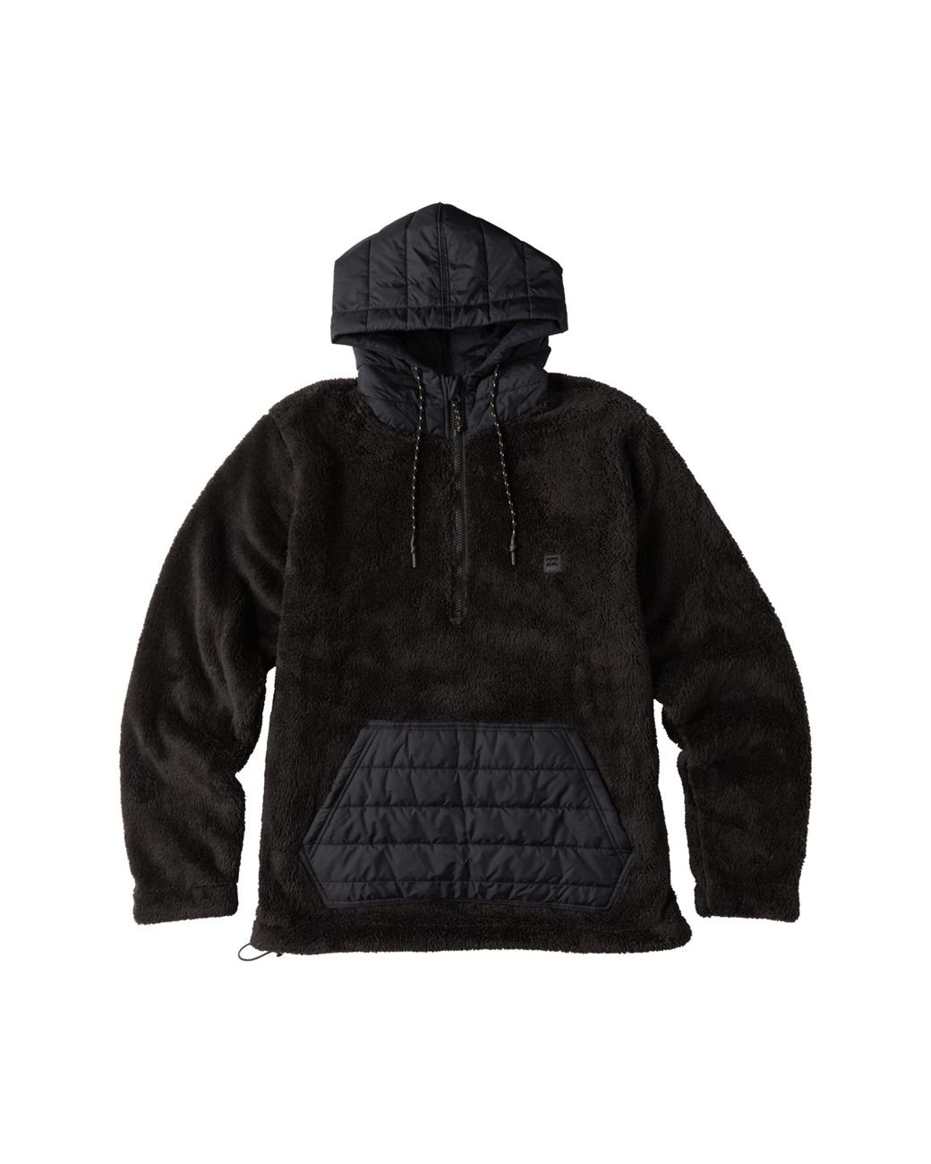 Billabong Badger Fleece Anorak in Black for Men Lyst